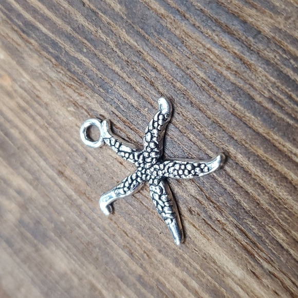 Sterling 925 charm  dancing starfish‎ nautical beach theme - Picture 1 of 2